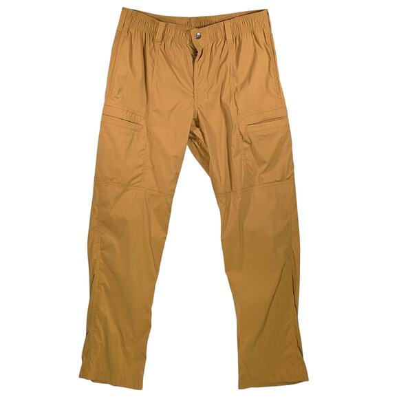 Duluth Trading  Cargo Pants Men 34x32 Beige Standard Fit Nylon Outdoor Hiking - Picture 1 of 10